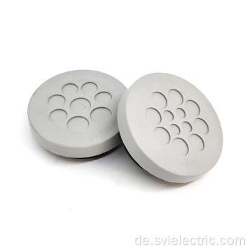 KEL-DPZ Grey Round Multi-Membran-Kabel-Einstiegsplatte